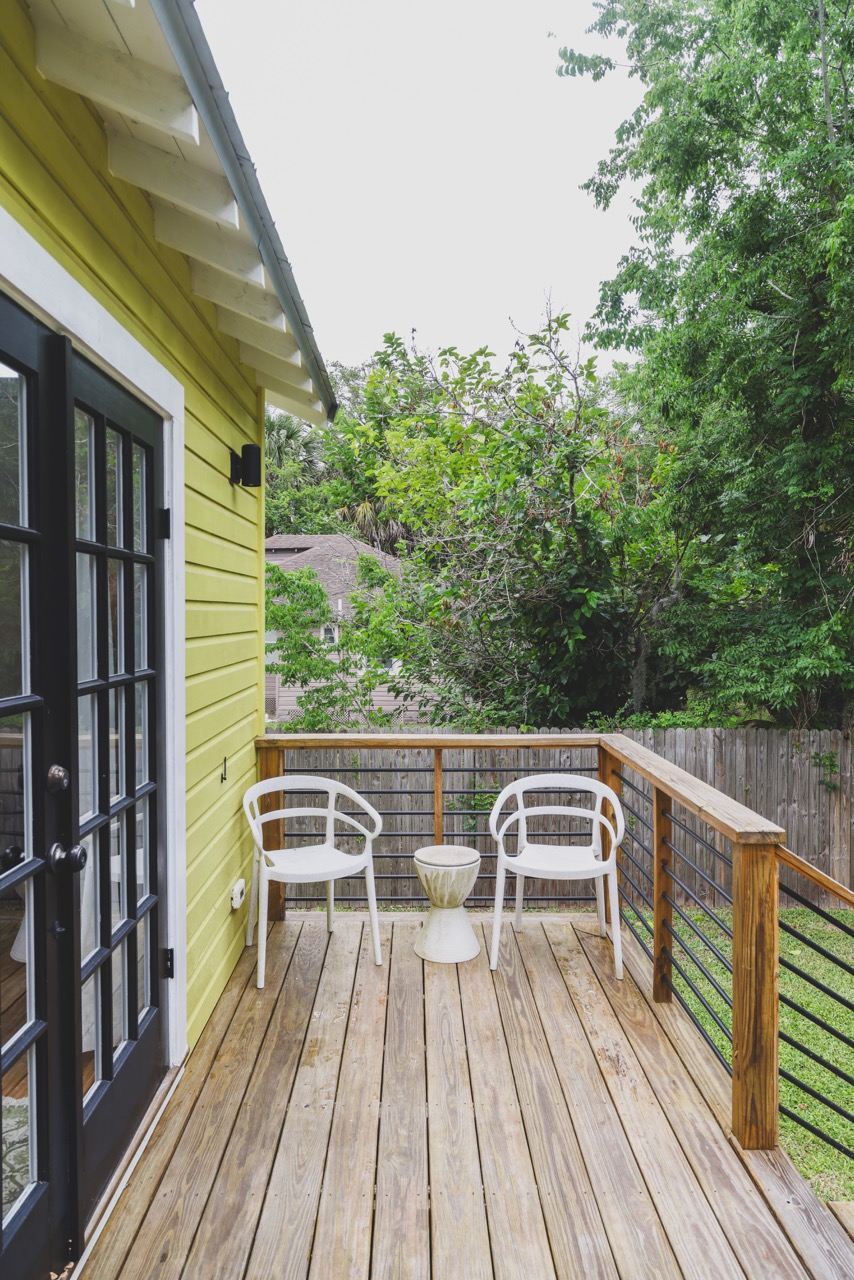 Private deck off the master bedroom